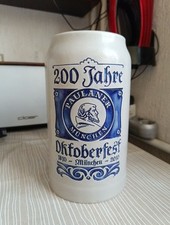 Maßkrug glas liter bier - 1,