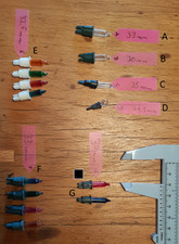 Verschiedene Ersatzbirnen für