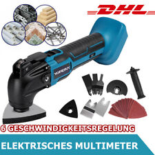 18V Akku Multifunktionswerkzeug Für Makita Multi-Tool Oszillierende +22x Zubehör