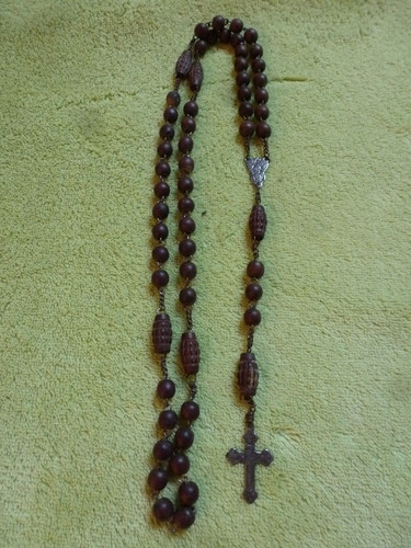Alter rosenkranz dunkelbraun - rosenkranz,,