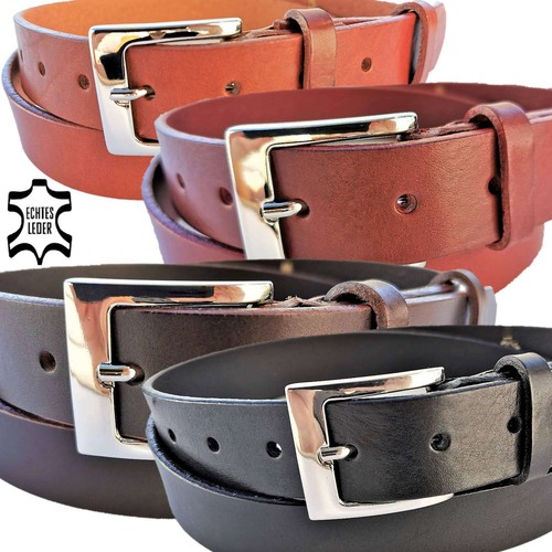 Echt leder gürtel 3cm - echt,