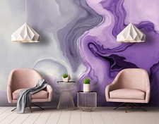 Fototapete Abstrakt Weiß Lila