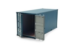 Container 20 Fuß blau Modell