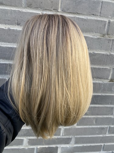 Perücke blond alltag bob - perücke,