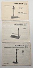Märklin H0 3 verschiedene Betriebsanleitung für Signale mit Gebrauchsspuren 