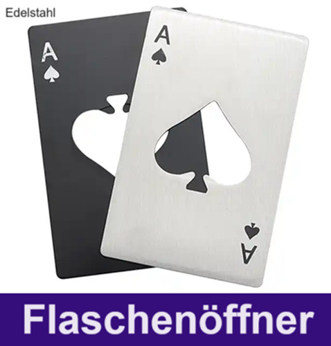 Flaschenöffner pik - flaschenöffner, as