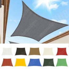 Sonnensegel HDPE Sonnenschutz Windschutz UV-Schutz Dreieck Rechteck DE
