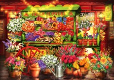 Puzzle Blumen-Markt, 1000