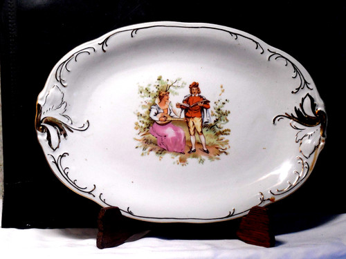Vintage wawel porzellanovale - vintage,