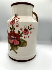 Keramik Design Milchkanne Vase Schirmständer Vintage Landhaus-Stil - 34 cm hoch