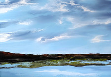 Abstrakte malerei landschaft - abstrakte,
