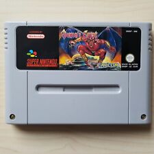 Demon's Crest Super Nintendo SNES Spiel PAL Modul Game Cartridge