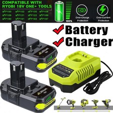 2pack 0ah for ryobi 18v - for,