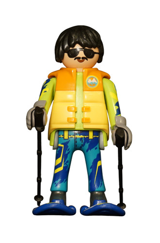 Playmobil skifahrer mann figur - playmobil,
