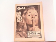 QUICK. Nr. 40 / 5. Oktober 1952. 5. Jahrgang. Die aktuelle Illustrierte. Autoren