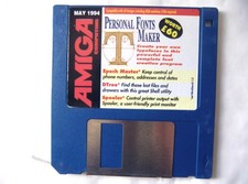 81796 Amiga Computing - Personal Fonts Maker - Commodore Amiga (1994) Mai 1994