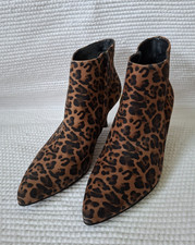 Paul Green Stiefelette - Gr. UK 5 Gr. 38 - Leo Print - braun - neu