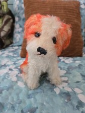 Steiff orange and white - , mohair