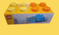 LEGO Aufbewahrungsbox 4er Noppen – 2er Set – Stapelbar – Original – Spielzeugbox