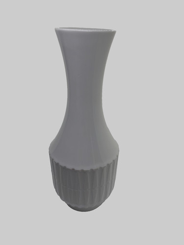 Vase weißes relief - vase,,