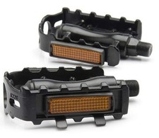 Fahrradpedale MTB Aluminium Fahrrad Pedale Universal rutschfest trekking schwarz