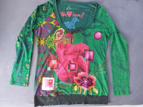 Desigual langarmshirt - desigual,