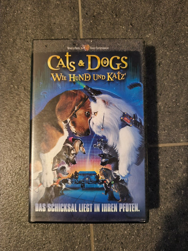Vhs videokassette cats dogs - vhs, &