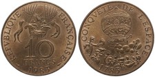 Frankreich france 10 francs - 10,
