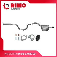 für Volvo V70 III 2.4 D (2007-2010) Auspuffanlage Mittelrohr+Endschalldämpfer