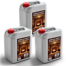 30 Liter Bioethanol VANILLEDUFT TOP 100% für Bio Alkohol für Kamin 3 x 10L