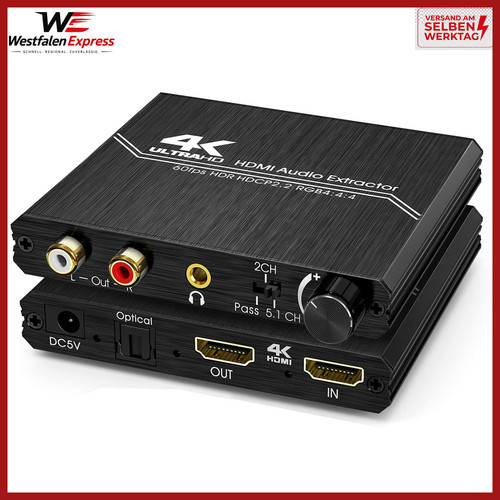 Hdmi audio extraktor - extraktor, 4k