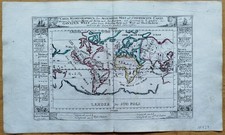 Weltkarte Carta Hydrographica