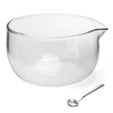 Glas Salatschüssel mit