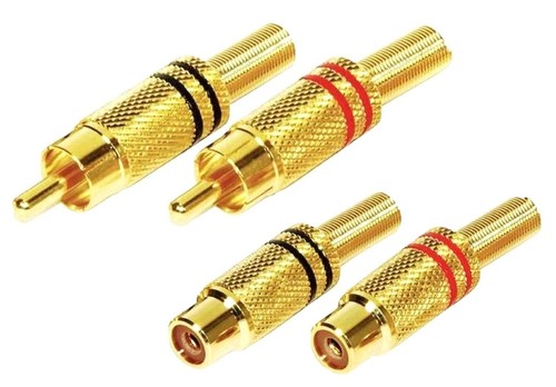 Cinch stecker buchse - cinch,