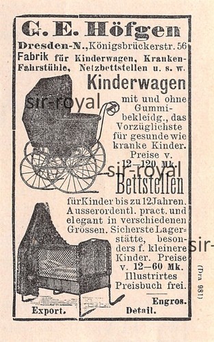 Kinderwagen reklame höfgen - -,