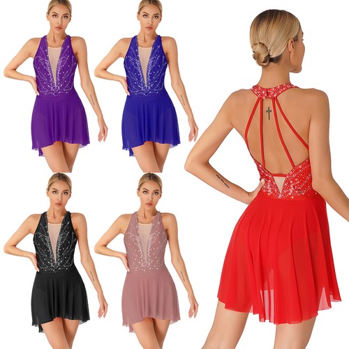 Damen glitzer ballettkleid - damen,