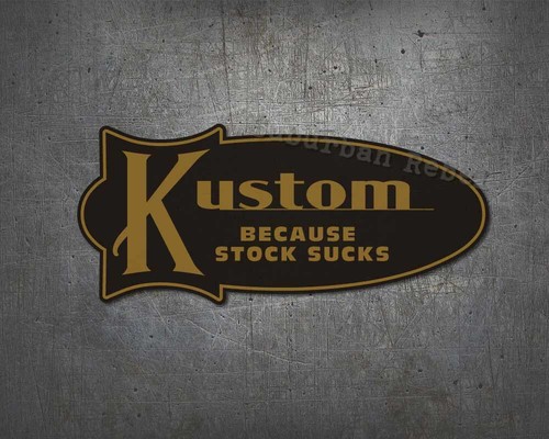 Kustom bomb aufkleber gog - kustom,