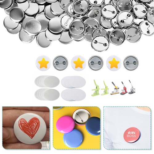 Weddecor badge button - badge, rohlinge