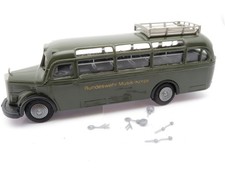 276HO /66 - Brekina H0 - Mercedes O3500 Reisebus Bundeswehr Musik Korps