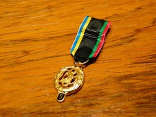 Deutsches Sportabzeichen DSB Gold "5" - 16 mm Miniaturschnalle Orden Bundeswehr