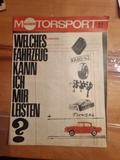 DDR Illustrierter Motorsport 9/67 Halle Saale Schleife, Rund um den Collm