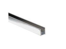 Aluminium Duschprofil U-Profil Wandprofil Dusche für Glas 6,8,10 mm Duschkabinen