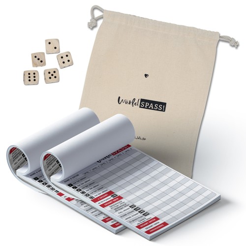 Würfelspiel set block - würfelspiel, 2x