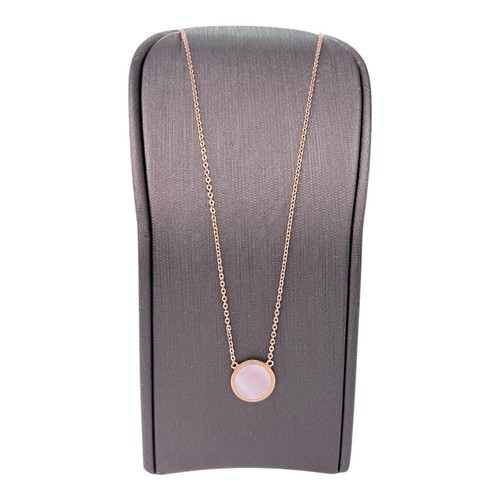 9ct rose gold mother pearl - 9k,
