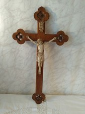altes Wand Holzkreuz Kruzifix