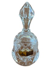 ANNAHÜTTE Kristallglas Glocke Transparent Elegant Dekoglocke Handgeschliffen