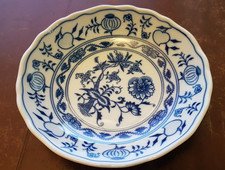 Zwiebelmuster Dessert Teller (D 16,5 / H 3,5cm)  - Porzellan D Czechoslovakia