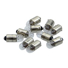 10x Glühlampe 6V 2W Ba9s