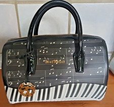 Handtasche - Shagwear - Noten und Klaviertastatur -