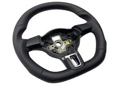 AUSTAUSCH Lenkrad Leder Lederlenkrad Vw GOLF 6 5K CADDY 2K TIGUAN 5N Abgeflacht